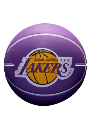 Wilson NBA Los Angeles Lakers Dribble High Bounce Ball <br> WTB1100PDQLAL