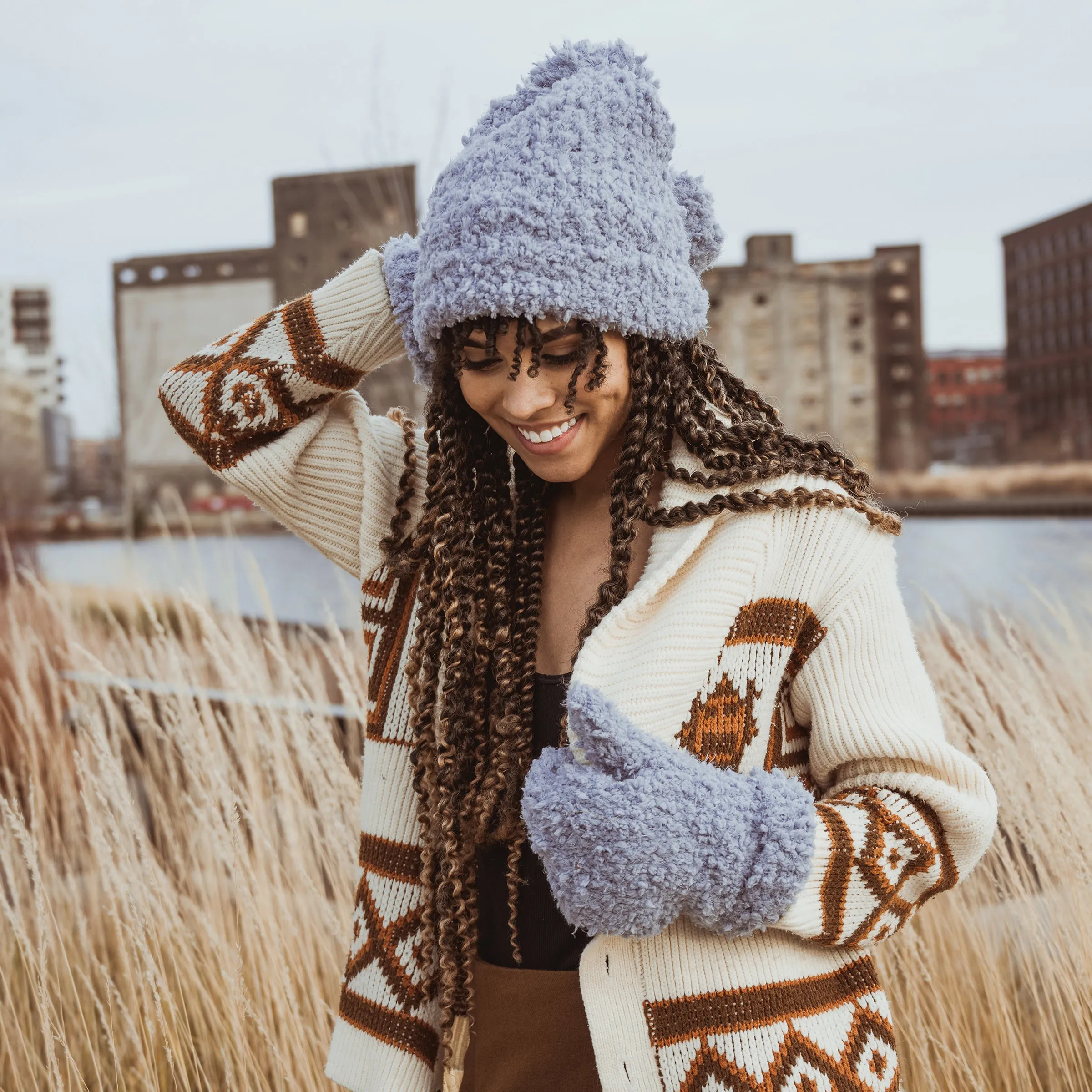 Women's Popcorn Mittens
